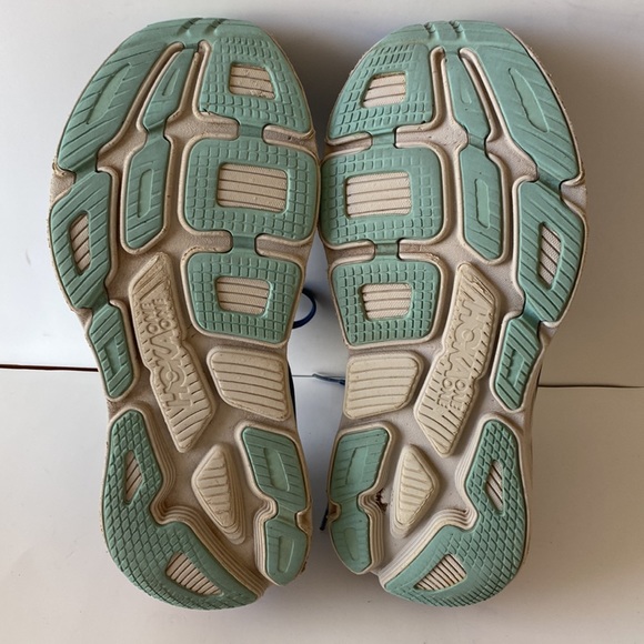 Hoka One One Bondi 7 Wide EE Real Teal, Outer Space Sz 10 - Picture 11 of 16